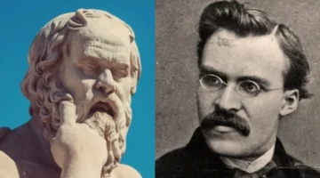 Socrates (470–399 SM), Friedrich Nietzsche (1844–1900 M)